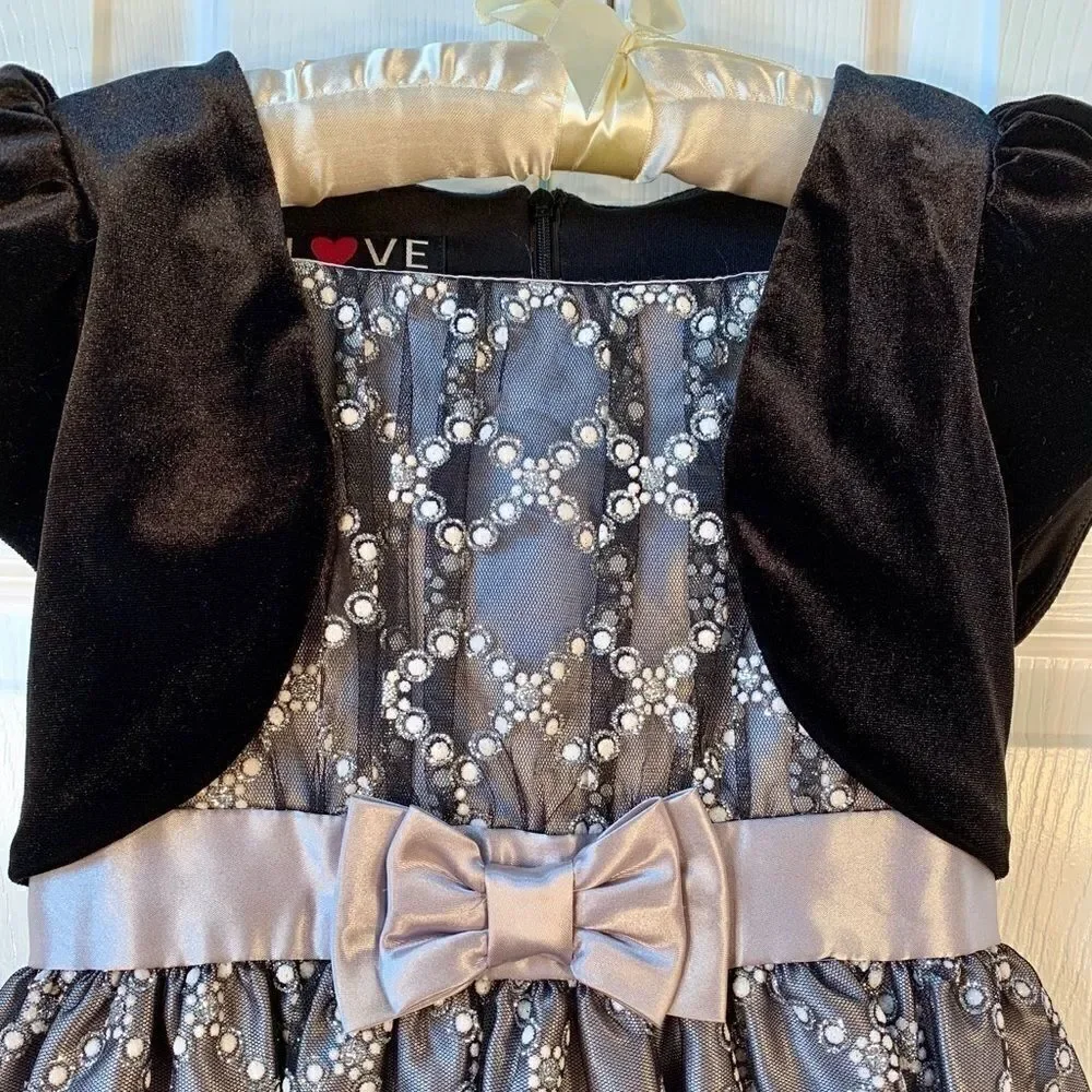 BLACK VELVET & TOOLE SPECIAL OCCASION DRESS S-12